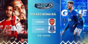 Tỷ lệ kèo nhà cái Arsenal vs Everton hôm nay ngày 15/03/2026 - NHA