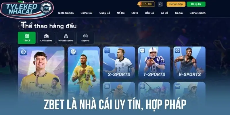 Zbet là nhà cái uy tín, hợp pháp