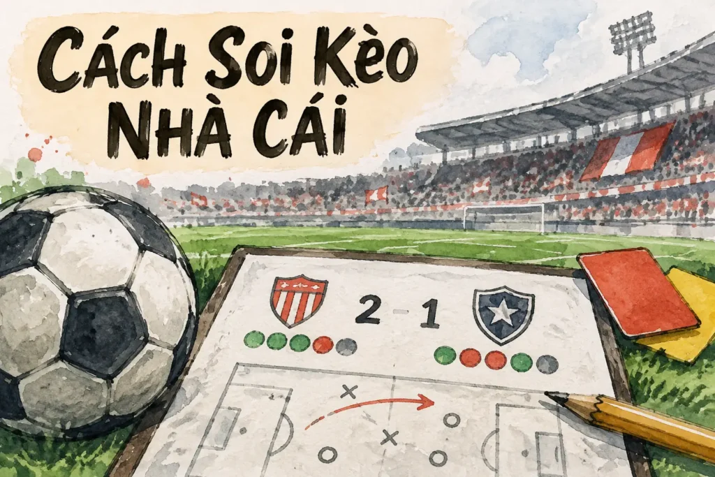Soi kèo nhà cái là quá trình phân tích, đánh giá các tỷ lệ cược mà nhà cái đưa ra cho một trận đấu bóng đá cụ thể - cách soi