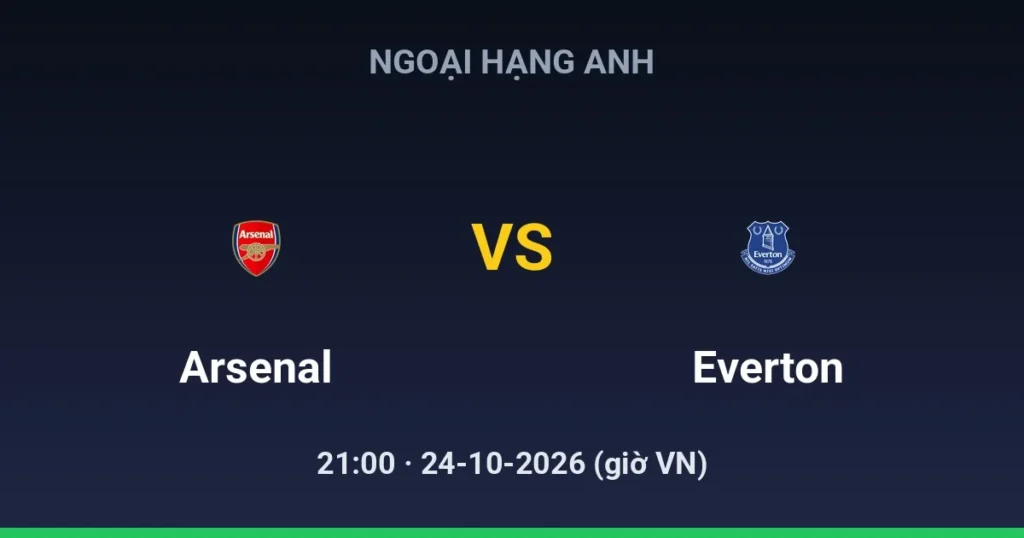 Arsenal vs Everton