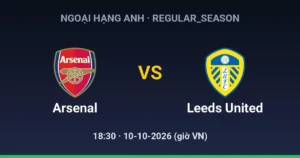Arsenal FC vs Leeds United FC