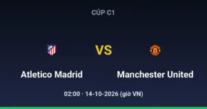 Atletico Madrid vs Manchester United
