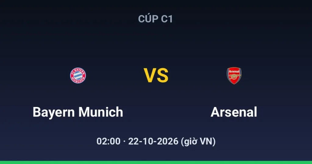 FC Bayern Munich vs Arsenal