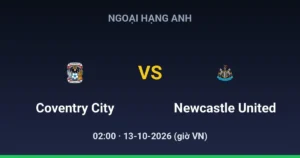 Coventry City vs Newcastle United