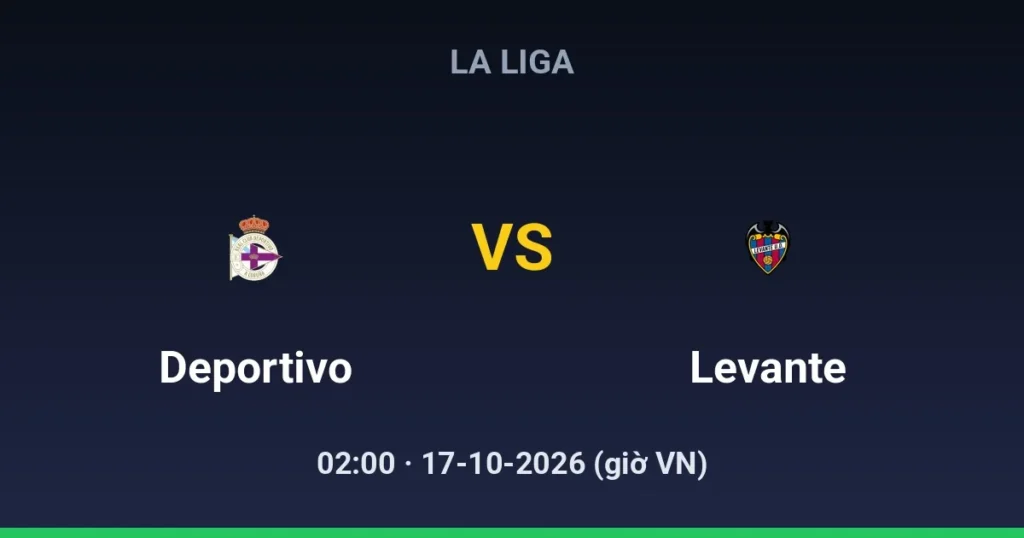 RC Deportivo vs Levante