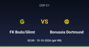 FK Bodo/Glimt vs Borussia Dortmund