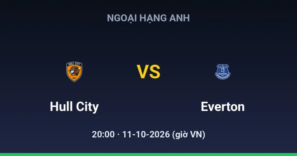 Hull City vs Everton