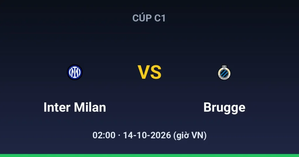 Inter Milan vs Club Brugge