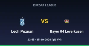 Lech Poznan vs Bayer 04 Leverkusen