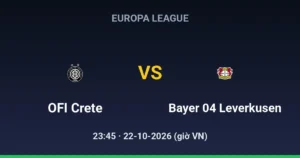 OFI Crete FC vs Bayer 04 Leverkusen