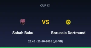 Sabah Baku vs Borussia Dortmund