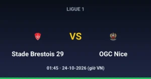 Stade Brestois 29 vs OGC Nice