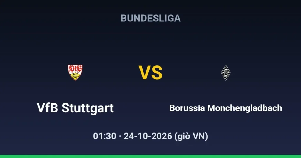 VfB Stuttgart vs Borussia Monchengladbach