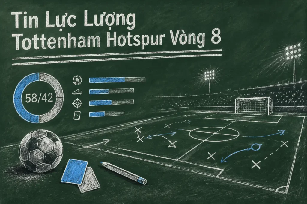 danh sách tin lực lượng của Tottenham, phần lớn các trường hợp bị đánh giá khả năng ra sân ở vòng tới là 0% - tin lực lượng